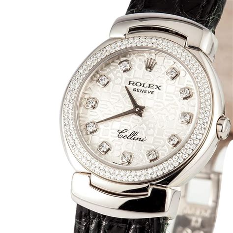 rolex cellini with diamonds|ladies Rolex cellini vintage.